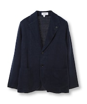【LARDINI／ラルディーニ】リネンコットンニットジャケット