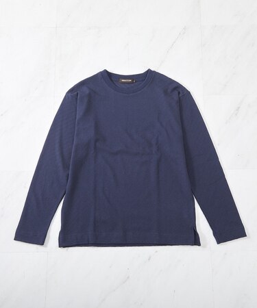 シェブロン柄リンクスジャガードロンT