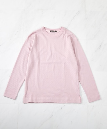 シェブロン柄リンクスジャガードロンT