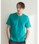 シルケットスムースVネックTシャツ