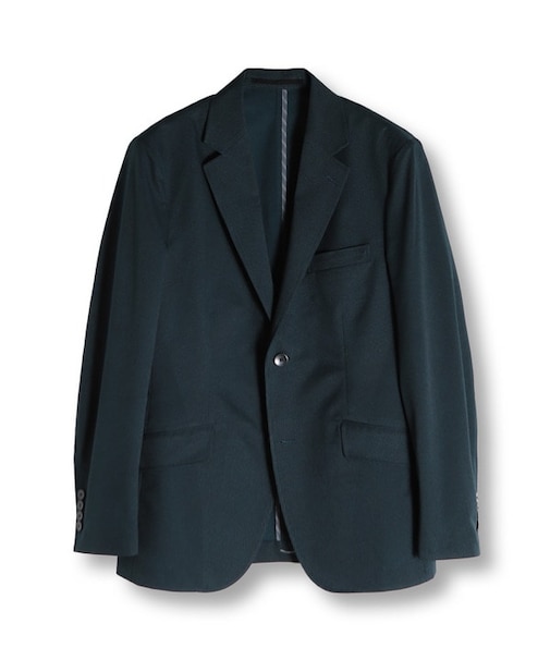 COOL DOTS メランジプリントジャケット〈イージーケア/吸水速乾〉