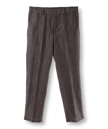 コットンリネン楊柳サッカースラックスパンツ