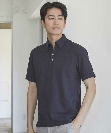 カットサッカースキッパーポロシャツ