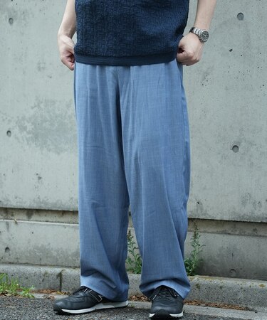 *WEB限定 テーパードリラックスワイドパンツ