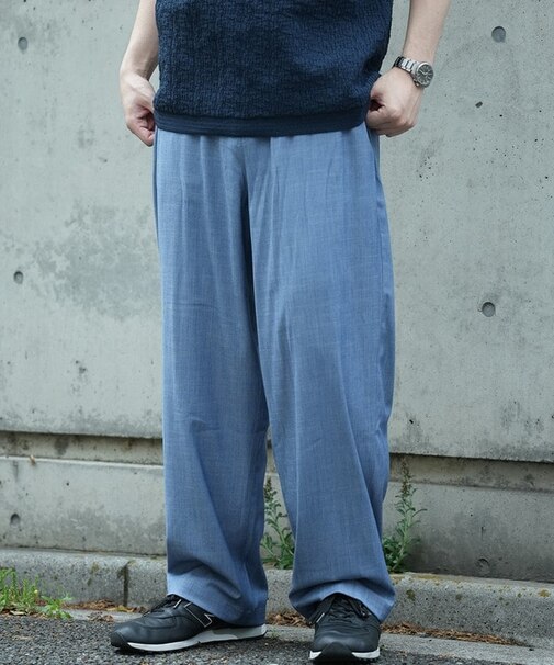*WEB限定 テーパードリラックスワイドパンツ