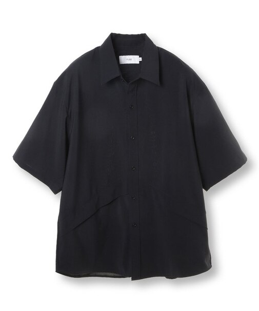 強燃ポリエステルストレッチポケットシャツ