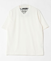 ツイストストライプJQDVネックT