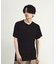 ヘリンボーンジャガードヘンリーネックTシャツ