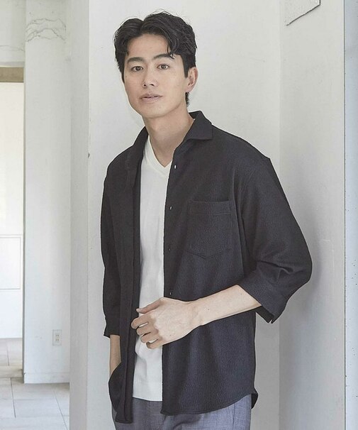 ミストフクレジャガード7分袖シャツ