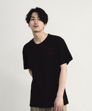 スラブフロッキーロゴプリントＴシャツ
