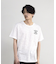 スラブフロッキーロゴプリントＴシャツ