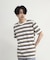 ダメージ加工ボーダーTシャツ