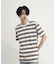 ダメージ加工ボーダーTシャツ