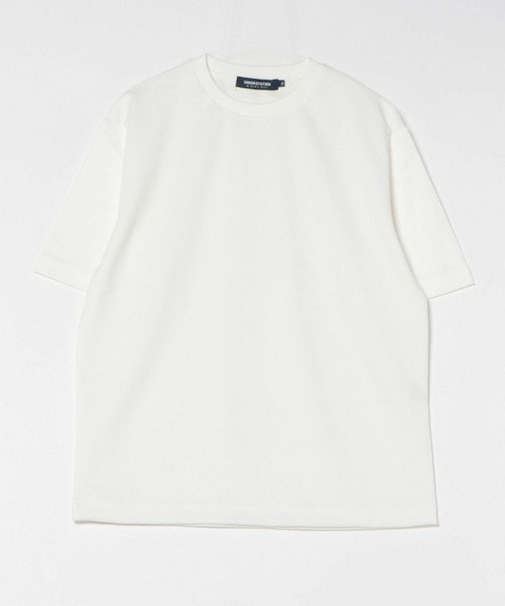 ふくれジャガード×袖ポンチT