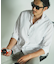 COOL　MAXリネン混7分袖シャツ