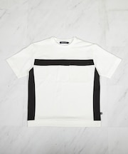 【接触冷感】キシリトールパネル切り替えポンチTシャツ