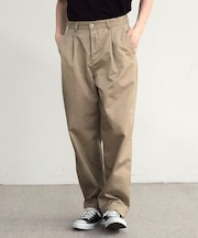 T/Cツイルタックワイドテーパードパンツ