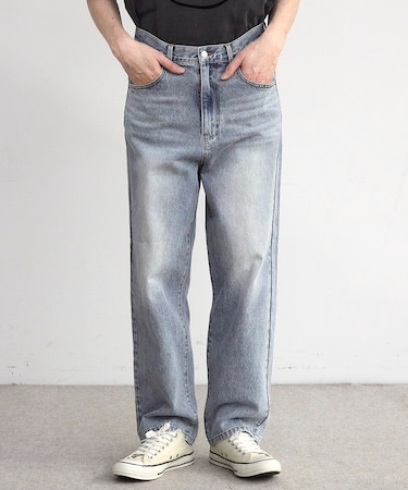 11.5oz 5ポケットルーズストレートパンツ