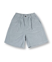 サマーコーデュロイワイドハーフパンツ