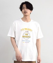 アメリカンコットンロゴプリントTシャツ
