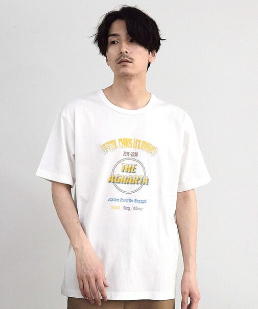 アメリカンコットンロゴプリントTシャツ
