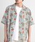 ペイズリープリンオープンカラー半袖シャツ