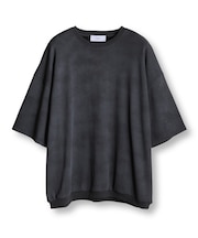ムラ染めプリントルーズフィットTEE