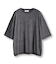 ムラ染めプリントルーズフィットTEE