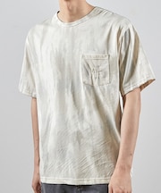 ウォッシュダメージ加工ポケットＴシャツ