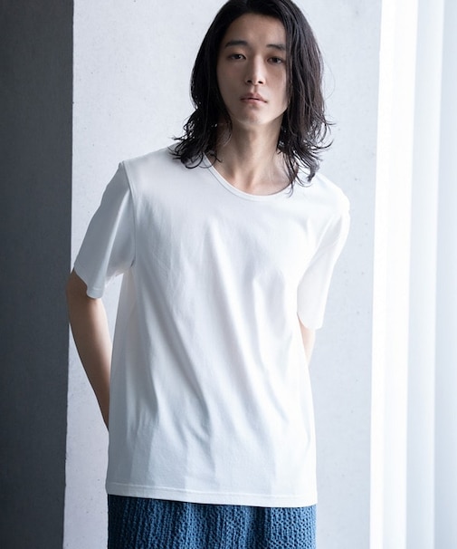 【WEB限定/クールマックス】COOLMAX COTTON BASIC CROPPED TEE