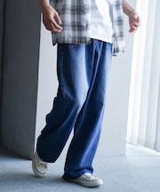 【WEB限定/11.5ozデニム】11.5oz5ポケットワイドストレートパンツ