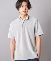 ハニカムジャガード シャドーボーダーポロ