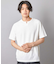 リンクスジャガード キーネックTシャツ