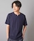 リンクスジャガード キーネックTシャツ