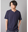 リンクスジャガード キーネックTシャツ