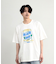 古着風ピグメントロゴプリントTシャツ