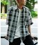 チェックシアールーズ半袖シャツ