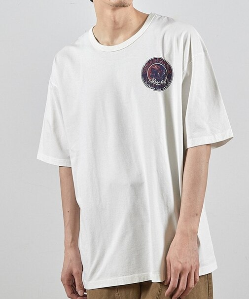 ビンテージサークルロゴピグメントTシャツ
