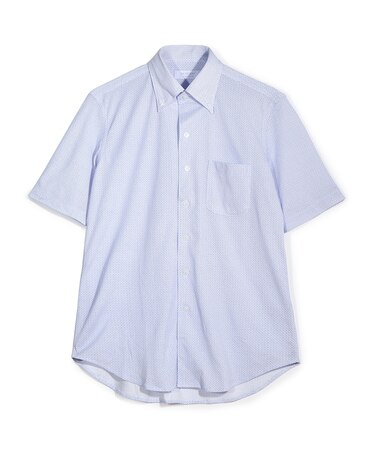 【ACTIVE TAILOR】 コットンドレスハーフスリーブシャツ