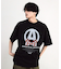 【CHAOTIC】別注アナーキーポルカドットプリントオーバーサイズTシャツ