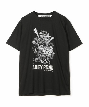 【THE CULTURE CODE x Klaus Voormann x MEN'S BIGI 】 別注プリントTシャツ＜Abbey Road＞