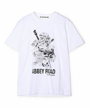 【THE CULTURE CODE x Klaus Voormann x MEN'S BIGI 】 別注プリントTシャツ＜Abbey Road＞