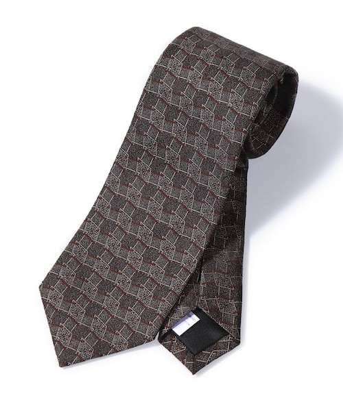 と*ー様 【美品】タイユアタイTIE YOUR TIE パターン柄ネクタイ TIE YOUR TIE(タイユアタイ)】ジオメトリック柄ネクタイ｜メンズ