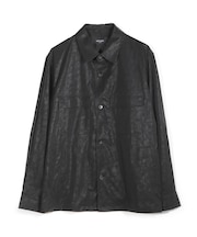 フェイクレザーCPOシャツ