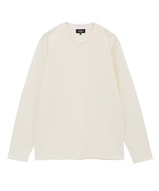 シャーリングジャカードロングスリーブTシャツ