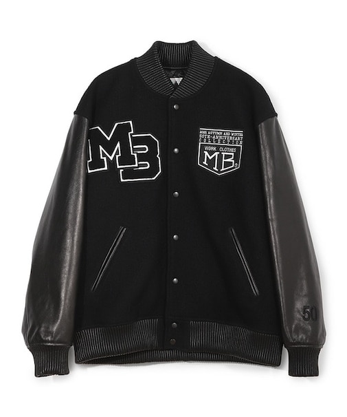 【50th Anniv . 菊池武夫】WOOL MELTON STADIUM JAMPER