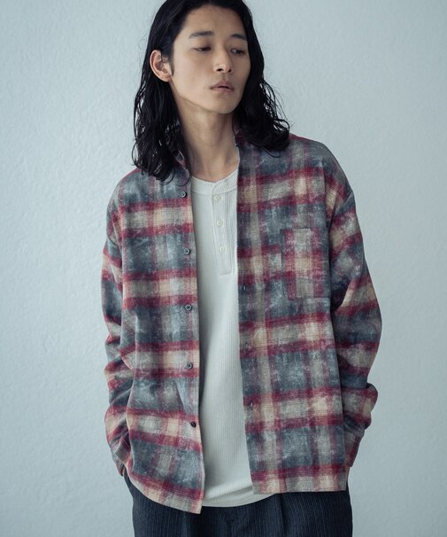 ブリーチチェックシャツ