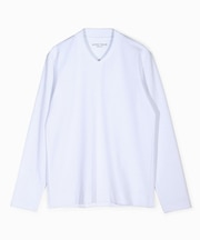 【ACTIVE TAILOR/アクティブテイラー】シルケットスムースVネック長袖Tシャツ