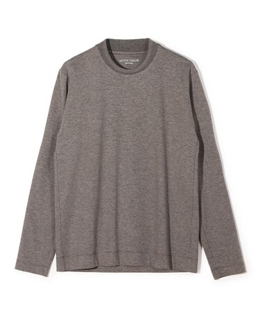 【ACTIVE TAILOR/アクティブテイラー】シルケットスムースクルーネック長袖Tシャツ