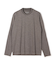 【ACTIVE TAILOR/アクティブテイラー】シルケットスムースクルーネック長袖Tシャツ